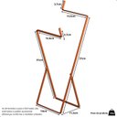 Ver imagem 7 de Porta Papel Higiênico Suporte de Chão Duplo Rose Gold Seul