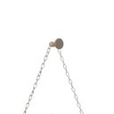 Ver imagem 5 de Espelho Decorativo Adnet Marrom Alça Corrente Cromada 30 cm Redondo 30 cm