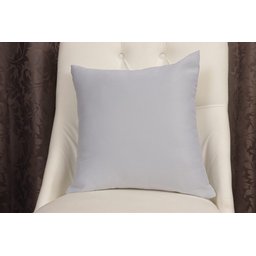 Almofada com Ziper Siena Cinza Cheia Fibra 40x40cm Bene Tu:Cinza - 2