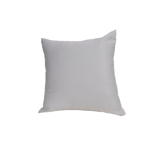 Almofada com Ziper Siena Cinza Cheia Fibra 40x40cm Bene Tu:Cinza