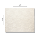 Ver imagem 5 de Tapete para Sala e Quarto Chenille Antiderrapante Traversé Cru 2,00x2,50m