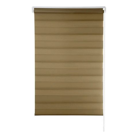 Persiana Rolo Dupla Zebra 160x160 Caramelo Elegante