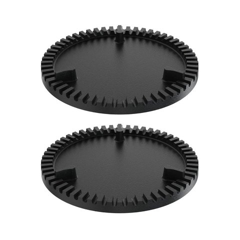 Kit 2 Espalha Chama de Fogão Queimador Simples Ferro 13cm
