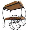 Ver imagem 3 de Carrinho de chá café/bar ferro madeira legítimo artesanato mineiro