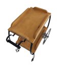 Ver imagem 5 de Carrinho de chá café/bar ferro madeira legítimo artesanato mineiro