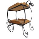 Ver imagem 2 de Carrinho de chá café/bar ferro madeira legítimo artesanato mineiro