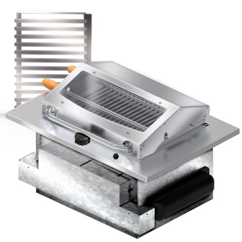Chegn Assador Cooktop a Gás de Embutir 70x48x30cm Gn