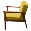 Ver imagem 2 de Poltrona Decorativa Vitoria P/ Sala e Recepção - Lobo Shopp:amarelo