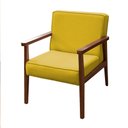 Ver imagem 4 de Poltrona Decorativa Vitoria P/ Sala e Recepção - Lobo Shopp:amarelo