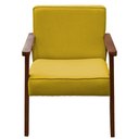 Ver imagem 3 de Poltrona Decorativa Vitoria P/ Sala e Recepção - Lobo Shopp:amarelo