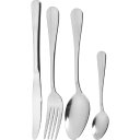Ver imagem 2 de Kit 24 Talheres Faqueiro Home&co Filadelfia Aço Inox Prateado Faca Garfo Colher