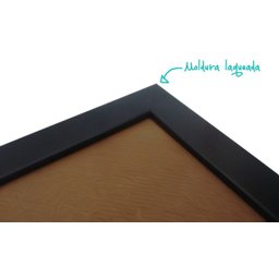 Quadro 23x23cm (4 und.) Nerderia e Lojaria super fome preto - 2