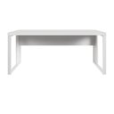 Ver imagem 2 de Escrivaninha Industrial 190cm x 60cm Pés Metal sem Gavetas Branco F5 Office