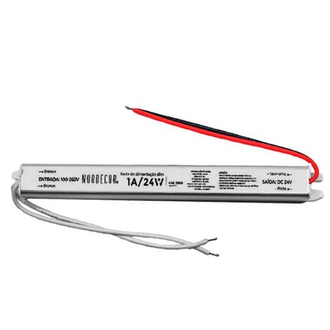 Fonte para Fita Slim 24w 1.0a 24v Biv-nordecor
