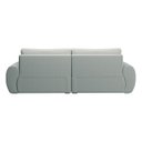 Ver imagem 7 de Sofá Living 4 Lugares Chenille Cinza Médio Tec.2302 Murale 240cm Yescasa