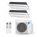 Ver imagem 1 de Ar-Condicionado Multi Split Inverter Daikin 24.000 BTUs (2x Evap Cassete 1 Via 12.000) Quente/Frio 220V