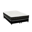 Ver imagem 6 de Cama Box Casal: Colchão Molas Bonnel Luckspuma Eagle Spring + Base CRC Suede Black(138x188)