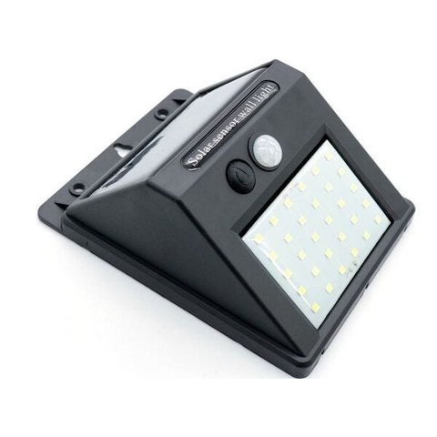 Luminária Solar de Parede 30 Led Sensor Movimento Externa