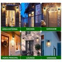 Ver imagem 5 de Lâmpada de Parede Solar com Sensor de Movimento Bk-88 LED Recarregável 600 Lumens