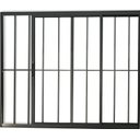 Ver imagem 1 de Vitro de Aluminio 2 Folhas Com Grade Anchieta Esquadrias 100 x 150cm