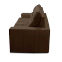 Ver mais imagens de Sofá Retrátil e Reclinável 3 Lugares com Molas 1,80m Escócia Suede Marrom Mirra Decor