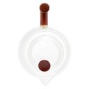 Ver imagem 4 de Chaleira de Vidro Martelado com Alça de Bambu 750ml - Wolff