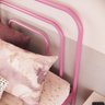 Cama Solteiro em Ferro Juliet:rosa Bebê - 3