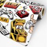 Papel De Parede Quarto Gamer Arcade Start Game 2,50m - 2