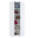 Ver imagem 1 de MÓDULO CANTO A250 X P50 X L1 80 X L2 80 PRATELEIRAS M370.B MUNDI MOVEIS