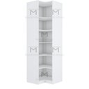 Ver imagem 2 de MÓDULO CANTO A250 X P50 X L1 80 X L2 80 PRATELEIRAS M370.B MUNDI MOVEIS