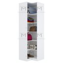Ver imagem 3 de MÓDULO CANTO A250 X P50 X L1 80 X L2 80 PRATELEIRAS M370.B MUNDI MOVEIS