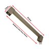 6 Puxador Plástico Abs Bronze Modelo Alça 192mm entre Furos - 5