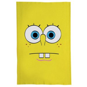 Pano De Prato Descorativo Nerderia e Lojaria bob esponja colorido