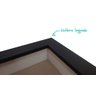 Quadro Caixa COFRE 33x43 cm (Com Led) Lojaria e Nerderia. viagens earth preto - 2