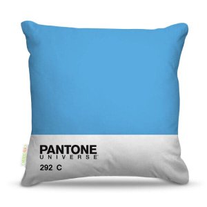 Almofada 45 x 45cm Nerderia e Lojaria pantone azul colorido