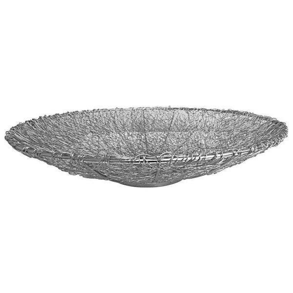 Centro de Mesa de Aço Inox Clips 46cm Rojemac - 1