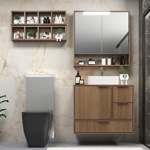 Conjunto para Banheiro Modulado 100% Mdf Bp Prime Yescasa