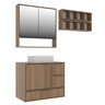 Conjunto para Banheiro Modulado 100% Mdf Bp Prime Yescasa - 2