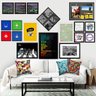 Quadro 23x23 (3 und.) Nerderia Lojaria Cidade Noturna preto - 3