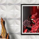 Ver imagem 4 de Kit 40 Placas PVC 3d Revestimento De Parede Decorativa 25 cm