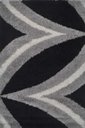 Ver imagem 1 de Tapete Shaggy Drawn 100x140 Ss304 Black Silver