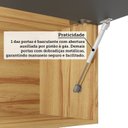 Ver mais imagens de Cozinha Compacta Modulada 4 Peças 11 Portas com Vidro e Tampo 266cm 100% MDF Itália Espresso Móveis Cinza/Amêndoa/Chumbo
