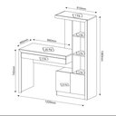 Ver imagem 6 de Estante Escrivaninha 1 Porta 2 Gavetas ME4143 Nogal - Tecno Mobili