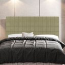 Ver imagem 2 de Cabeceira Cama Box Casal King Size Parisis 195cm Linho Bege - Desk Design