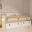 Ver imagem 2 de Cama Infantil com Gavetões e Proteção Lateral Linha Join Quater