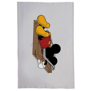 Pano De Prato Descorativo Nerderia e Lojaria mickey colorido