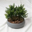 Ver mais imagens de Kit 5 Mini Buquês de Samambaia Artificial 35cm Ideal para Arranjos, Vasos e Painéis Verdes