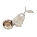 Ver imagem 3 de Porta Joias de Latão Pera Escama de Concha 12,5cm Rojemac