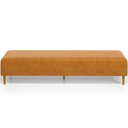 Ver imagem 5 de Puff Decorativo Sala de Estar Bali W01 Pés Palito 190x60cm Couríssimo Whisky - Lyam Decor