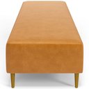 Ver imagem 6 de Puff Decorativo Sala de Estar Bali W01 Pés Palito 190x60cm Couríssimo Whisky - Lyam Decor